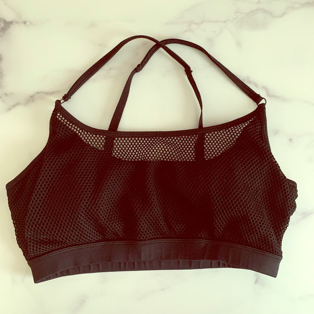 Mesh sports bra
